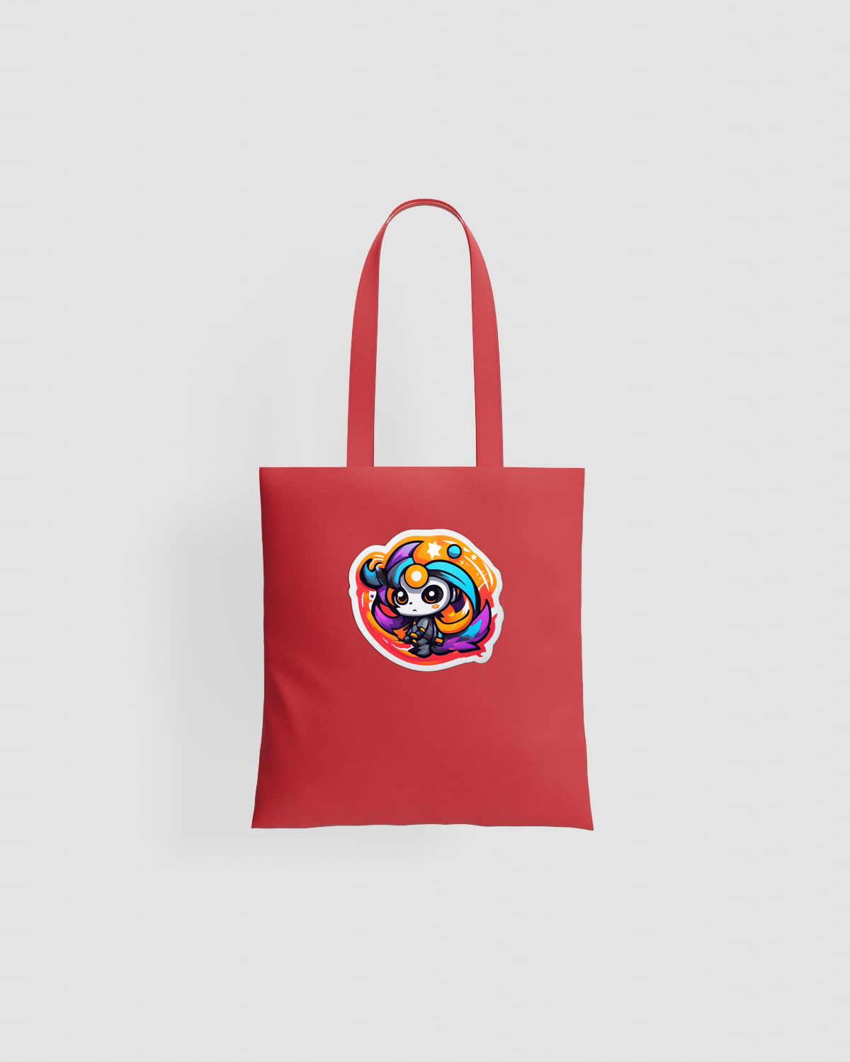 viper-89 Tote bag, customizable, 100% cotton, unisex, Red viper-89 Tote bag, customizable, 100% cotton, unisex, Redproduct image