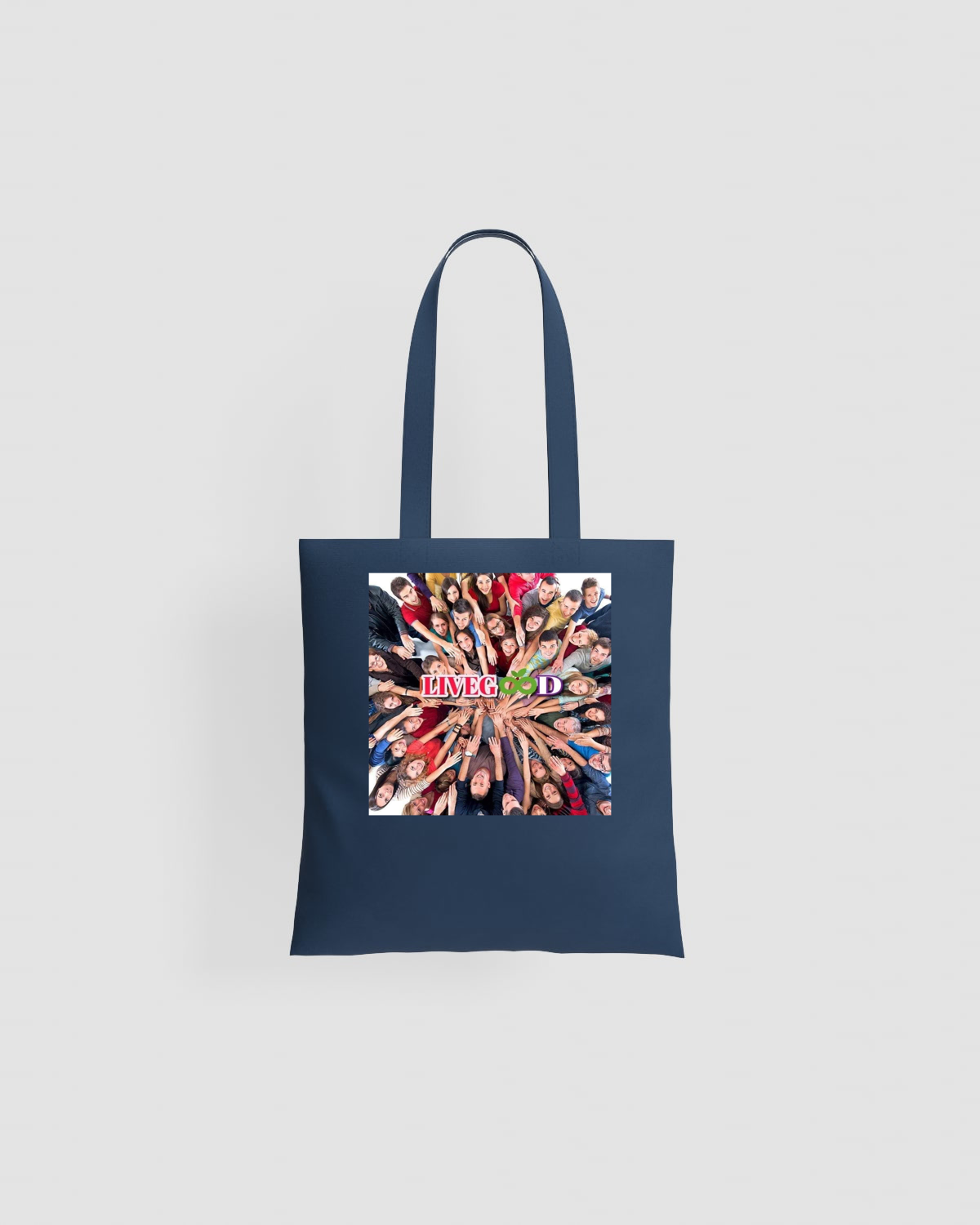 viper-89 Tote bag, customizable, 100% cotton, unisex, Blueproduct image