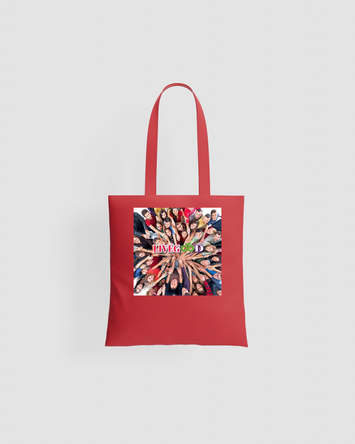 viper-89 Tote bag, customizable, 100% cotton, unisex, Redproduct image