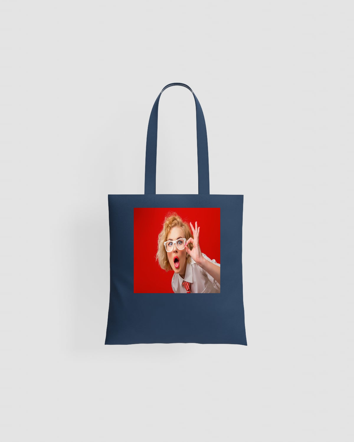 viper-89 Tote bag, customizable, 100% cotton, unisex, Blue viper-89 Tote bag, customizable, 100% cotton, unisex, Blueproduct image
