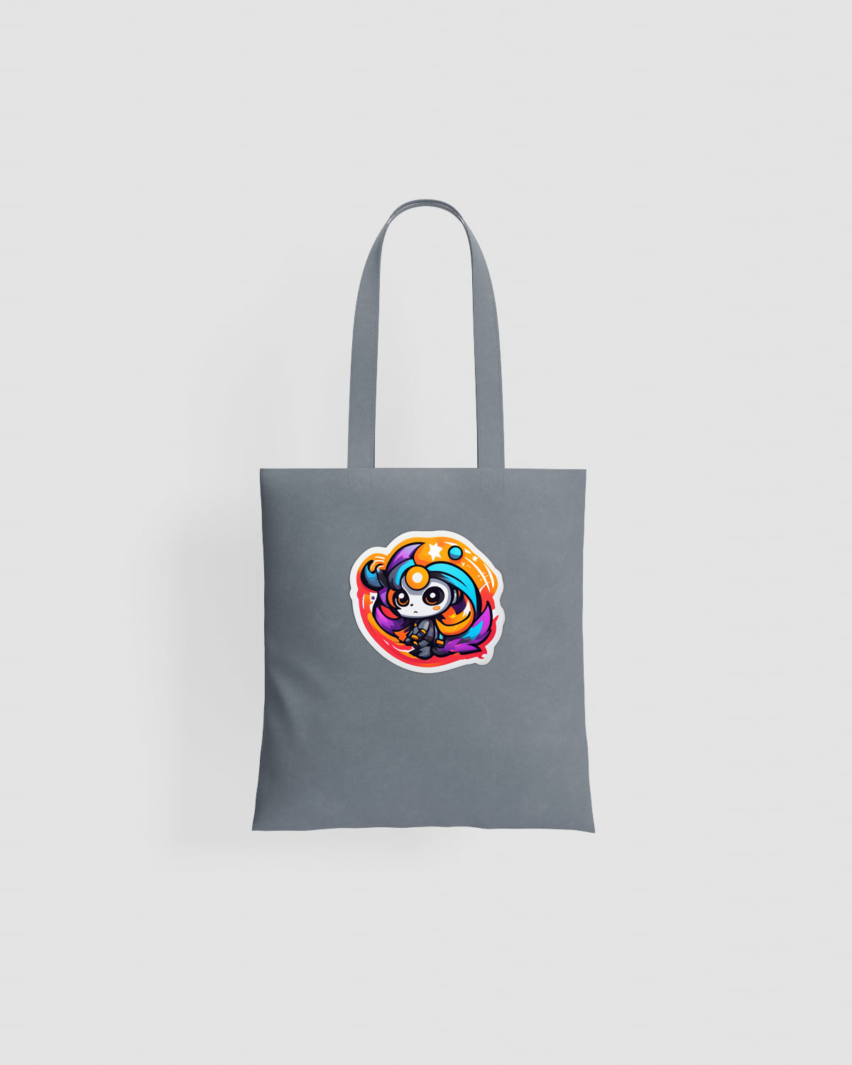 viper-89 Tote bag, customizable, 100% cotton, unisex, Grey viper-89 Tote bag, customizable, 100% cotton, unisex, Greyproduct image