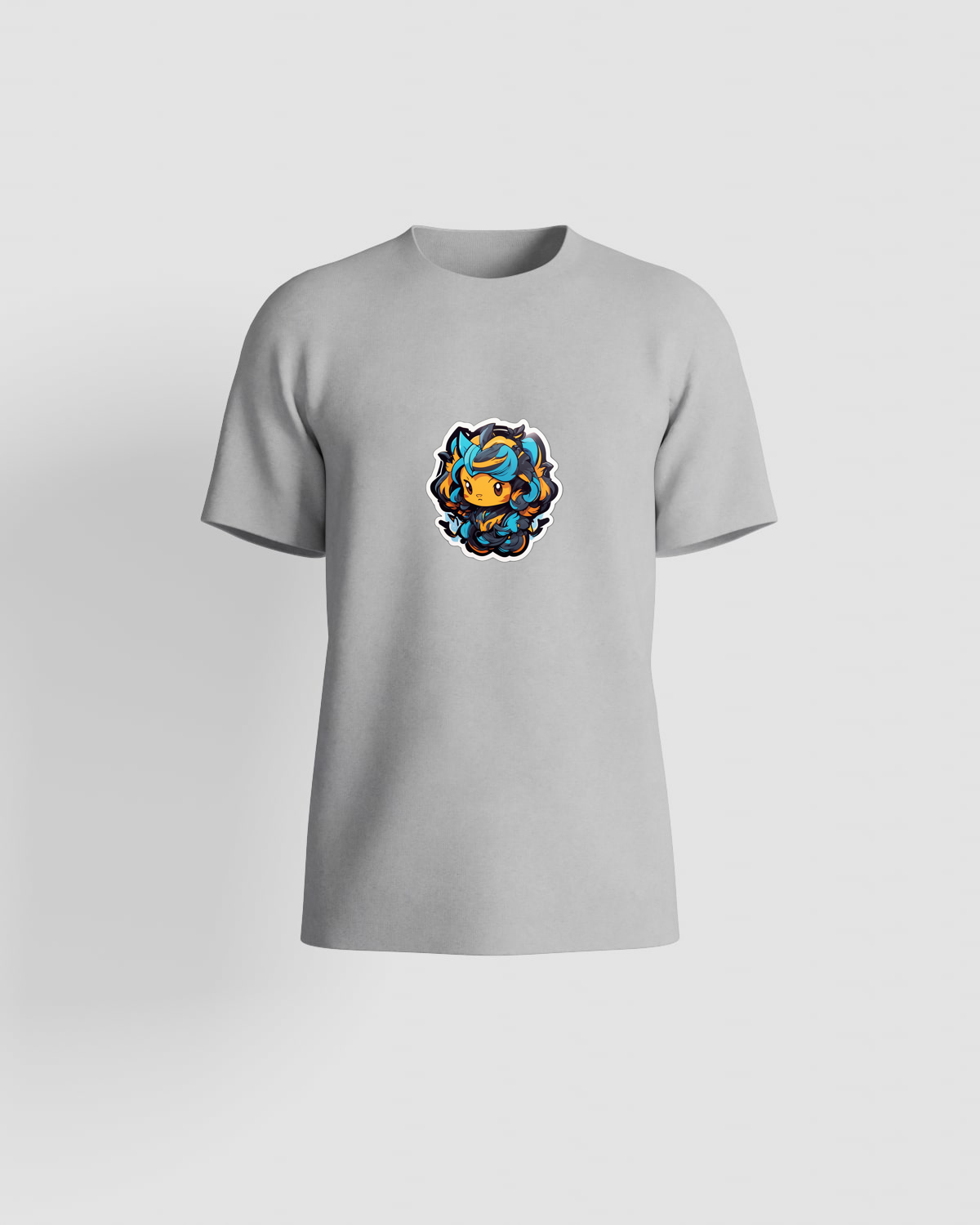 Treasure T-shirt, customizable, 100% cotton, unisex, Greyproduct image