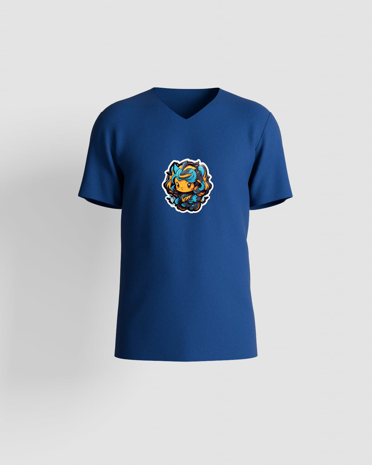 Treasure T-shirt, customizable, 100% cotton, unisex, Blueproduct image