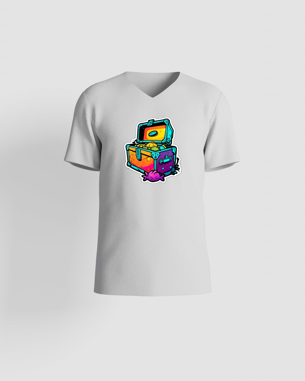 Treasure T-shirt, customizable, 100% cotton, unisex, Whiteproduct image