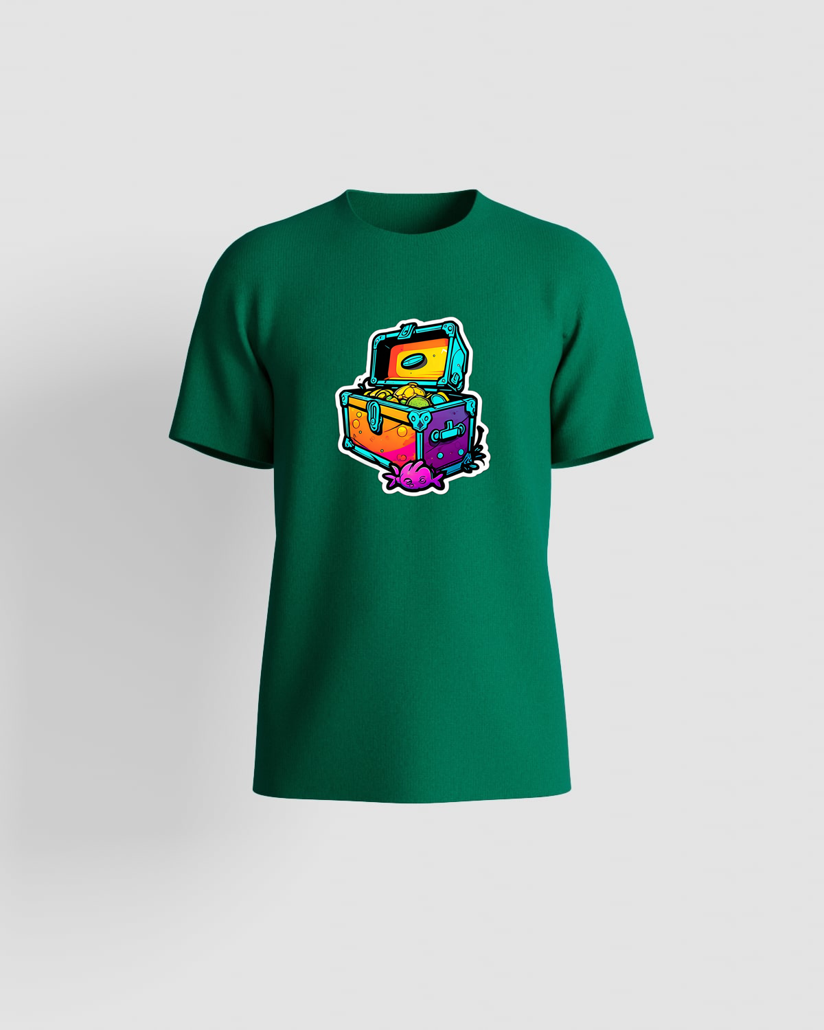 Treasure T-shirt, customizable, 100% cotton, unisex, Greenproduct image