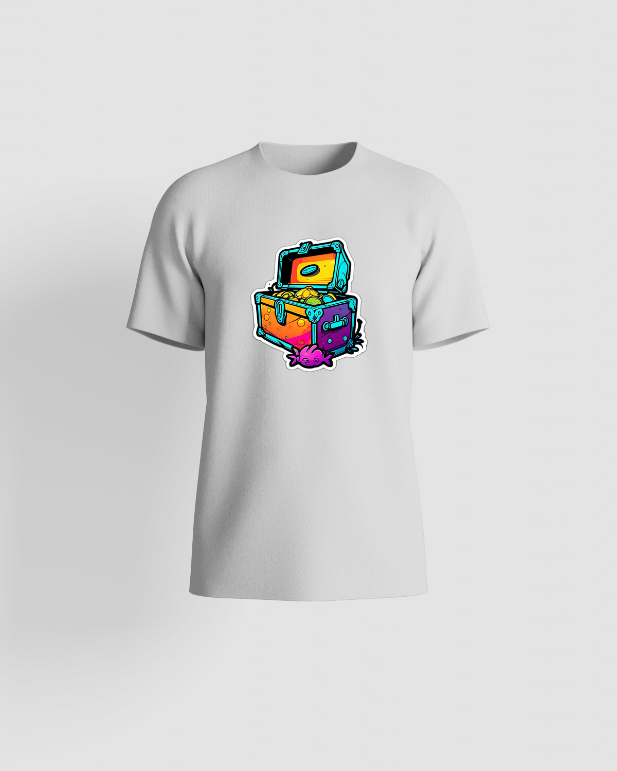 Treasure T-shirt, customizable, 100% cotton, unisex, Whiteproduct image