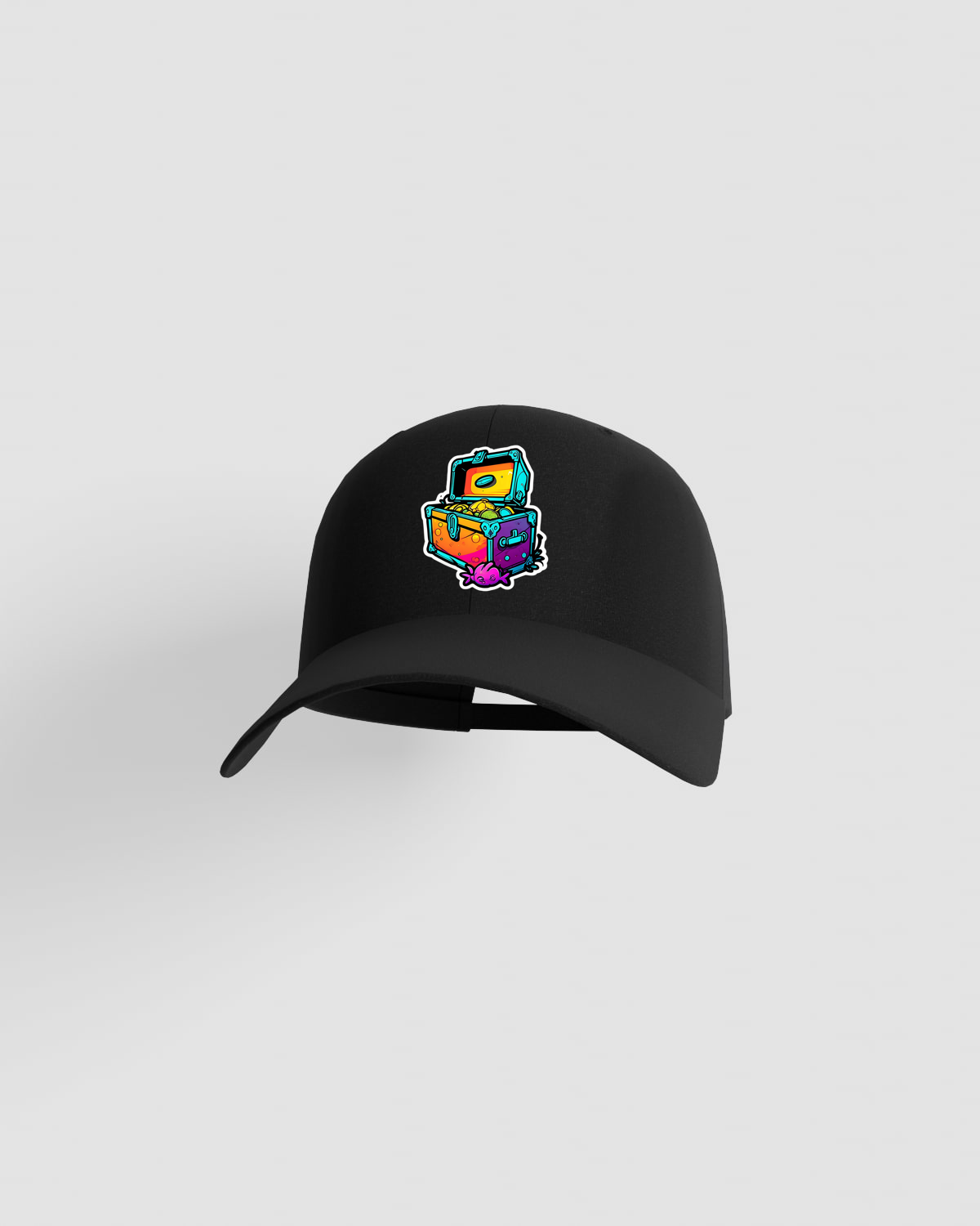 Treasure Cap, customizable, 100% cotton, unisex, Blackproduct image