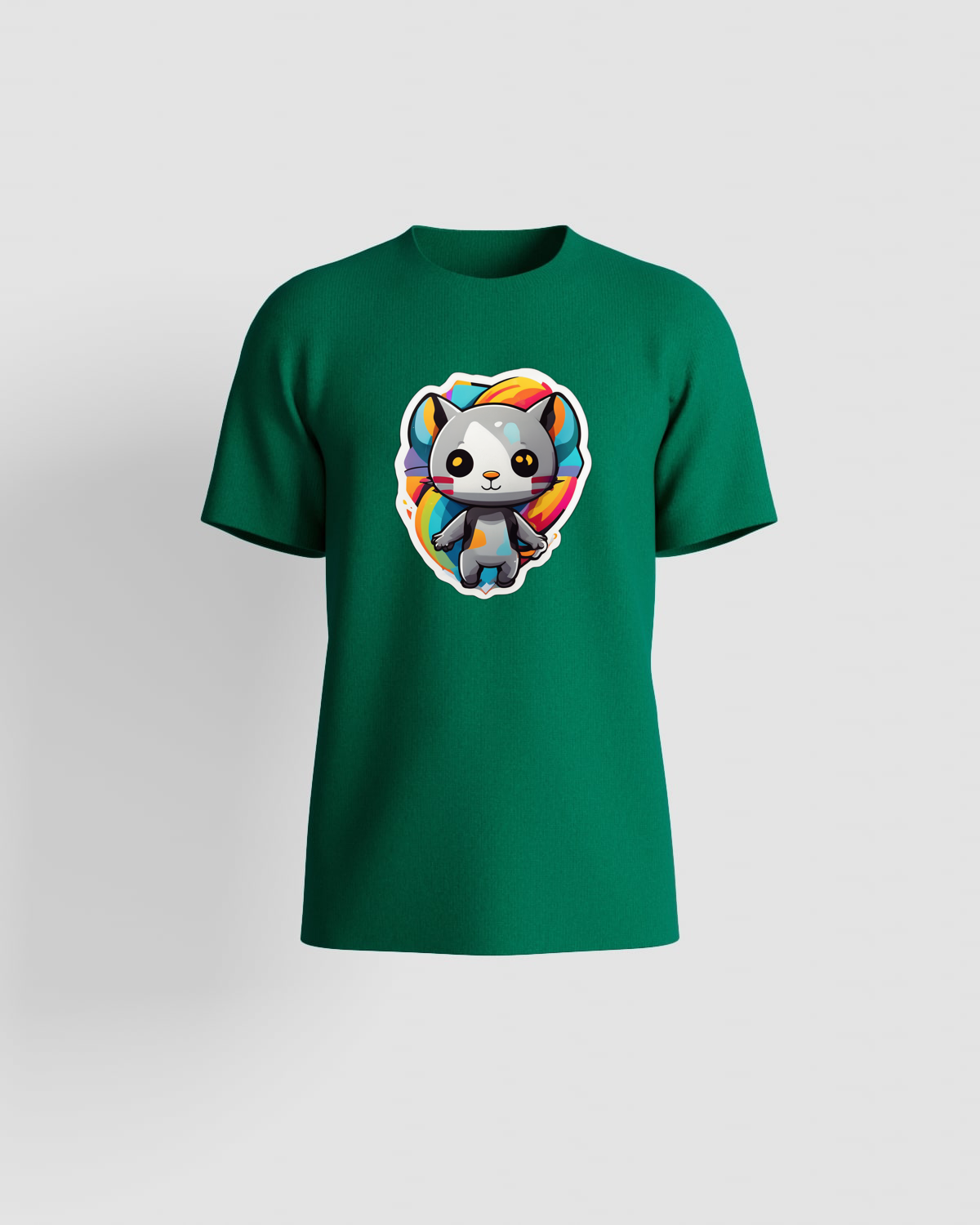 Treasure T-SHIRTS Nyan Cat Kawaii Colorful Designproduct image