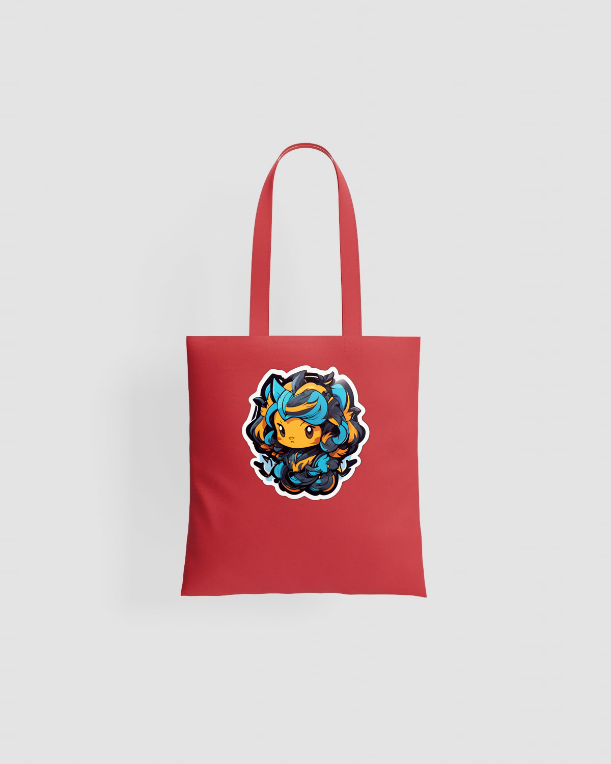 Treasure Tote bag, customizable, 100% cotton, unisex, Redproduct image