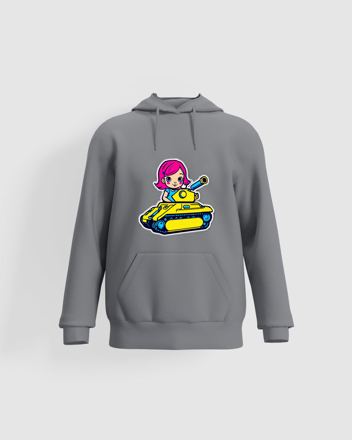 Blackbird-Art Felpa personalizzabile 80% cotone Grigioproduct image