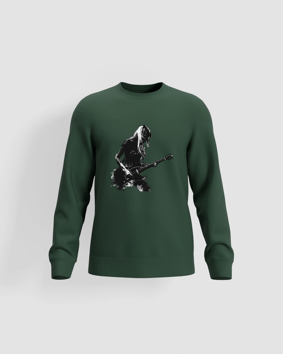 Blackbird-Art Felpa personalizzabile 80% cotone Verdeproduct image