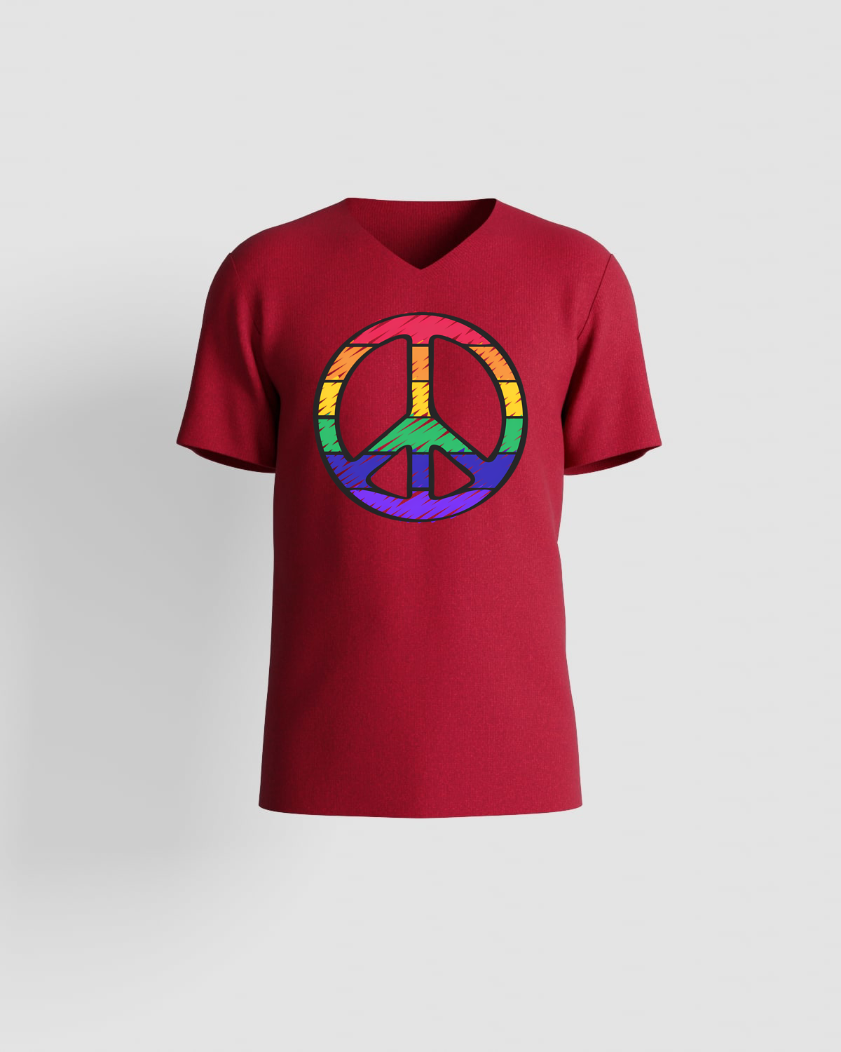 Blackbird-Art T-shirt personalizzabile 100% Cotone Unisex Rossoproduct image