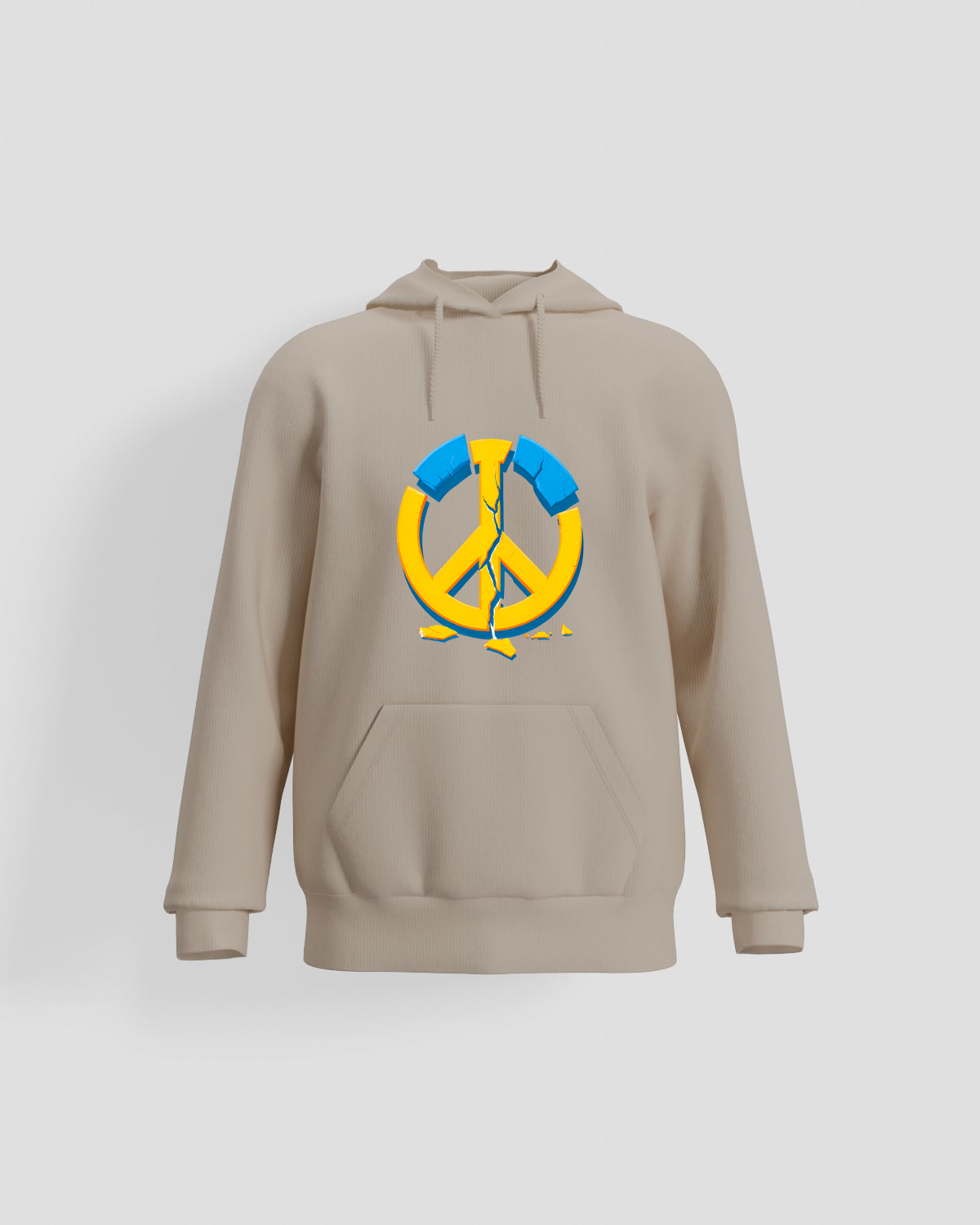 Blackbird-Art Felpa personalizzabile 80% cotone Beigeproduct image