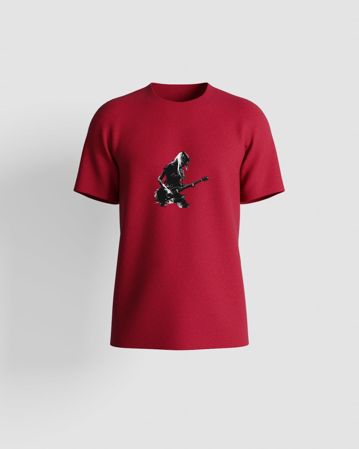 Blackbird-Art T-shirt personalizzabile 100% Cotone Unisex Rossoproduct image