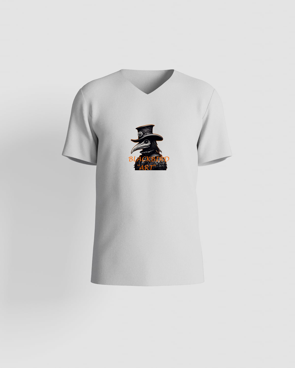 Blackbird-Art T-shirt personalizzabile 100% Cotone Unisex Biancoproduct image