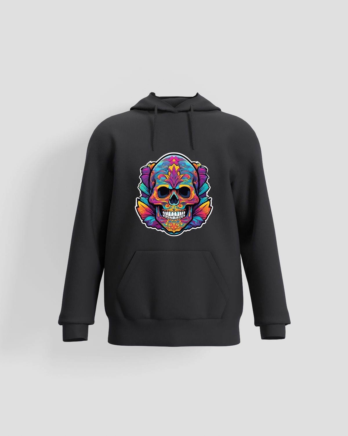 Blackbird-Art Felpa personalizzabile 80% cotone Neroproduct image