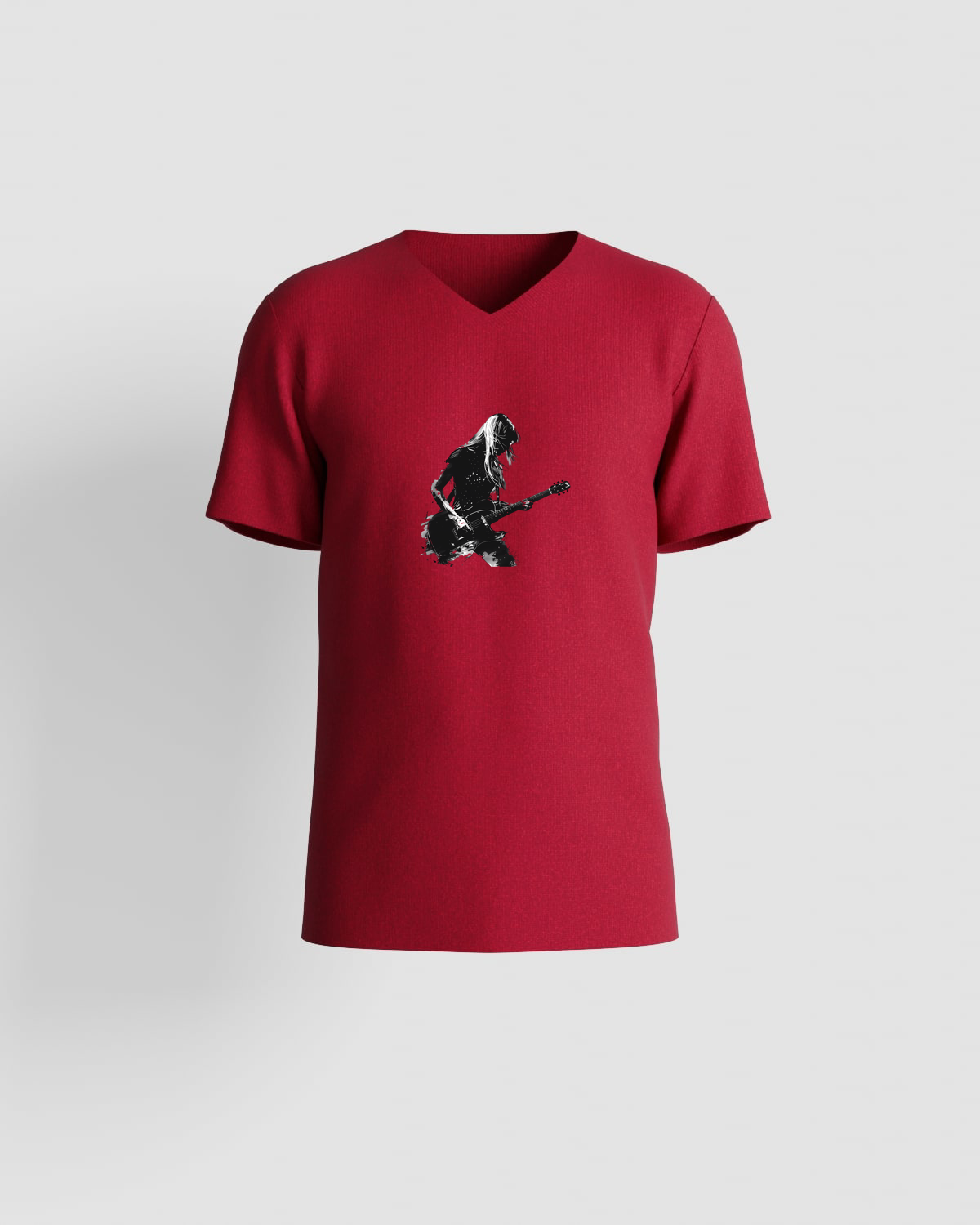 Blackbird-Art T-shirt personalizzabile 100% Cotone Unisex Rossoproduct image