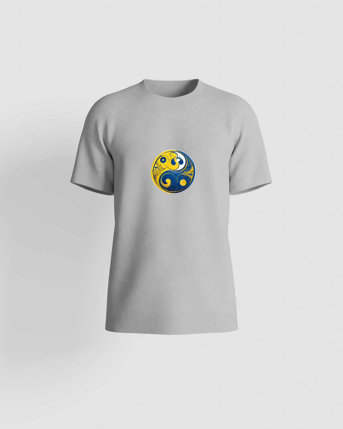 Blackbird-Art T-shirt personalizzabile 100% Cotone Unisex Grigioproduct image