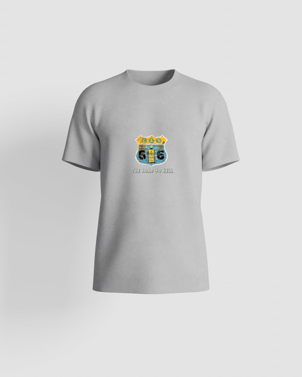 Blackbird-Art T-shirt personalizzabile 100% Cotone Unisex Grigioproduct image