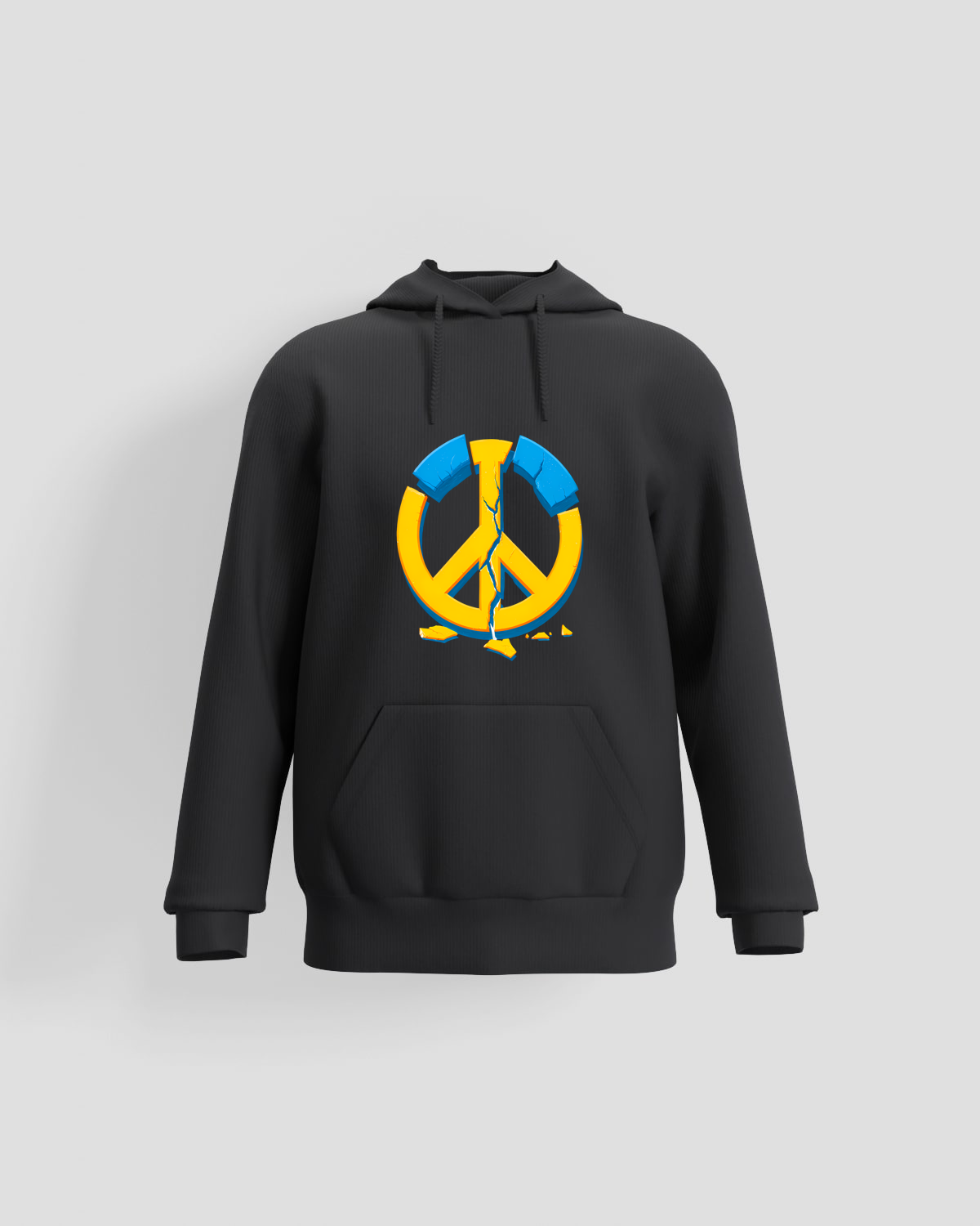 Blackbird-Art Felpa personalizzabile 80% cotone Neroproduct image