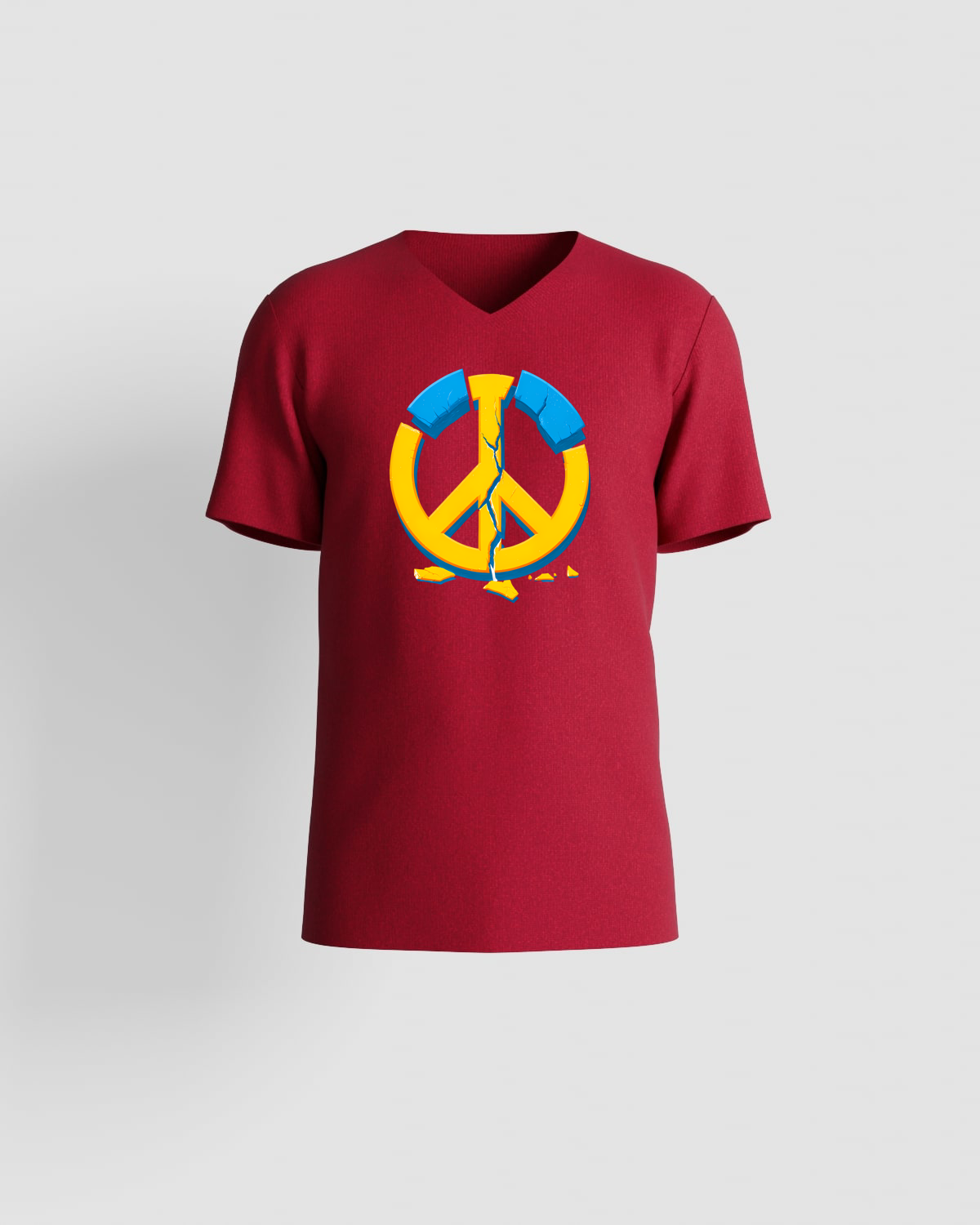 Blackbird-Art T-shirt personalizzabile 100% Cotone Unisex Rossoproduct image