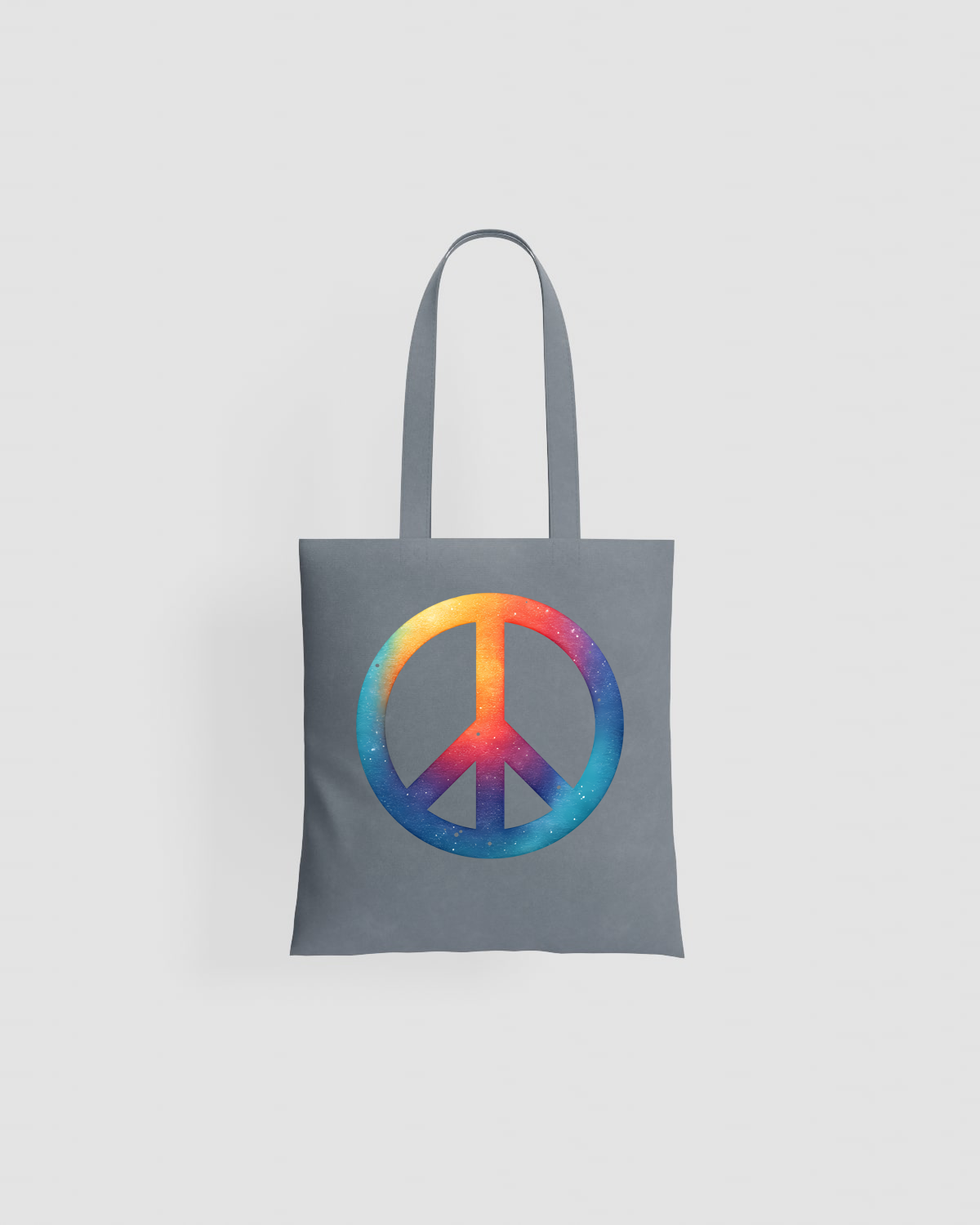 Blackbird-Art Tote bag personalizzabile 100% cotone Grigioproduct image