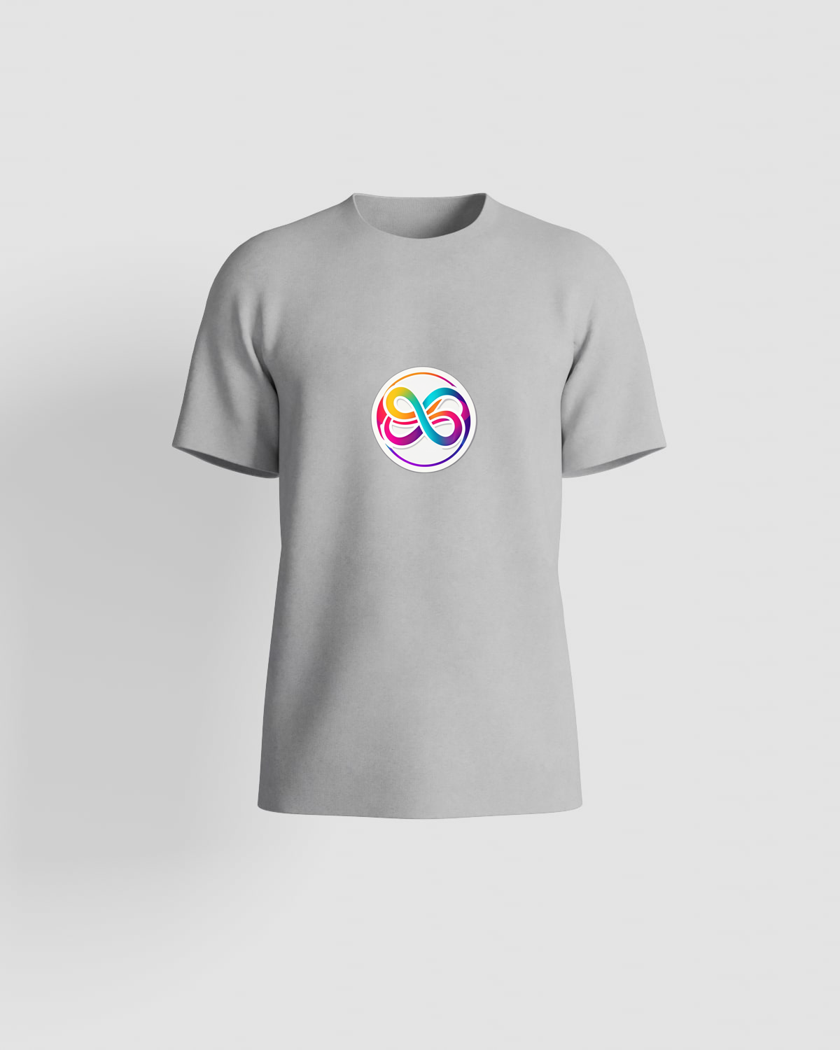 Blackbird-Art T-shirt personalizzabile 100% Cotone Unisex Grigioproduct image