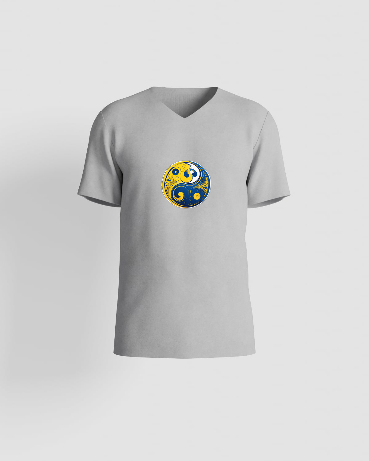 Blackbird-Art T-shirt personalizzabile 100% Cotone Unisex Grigioproduct image