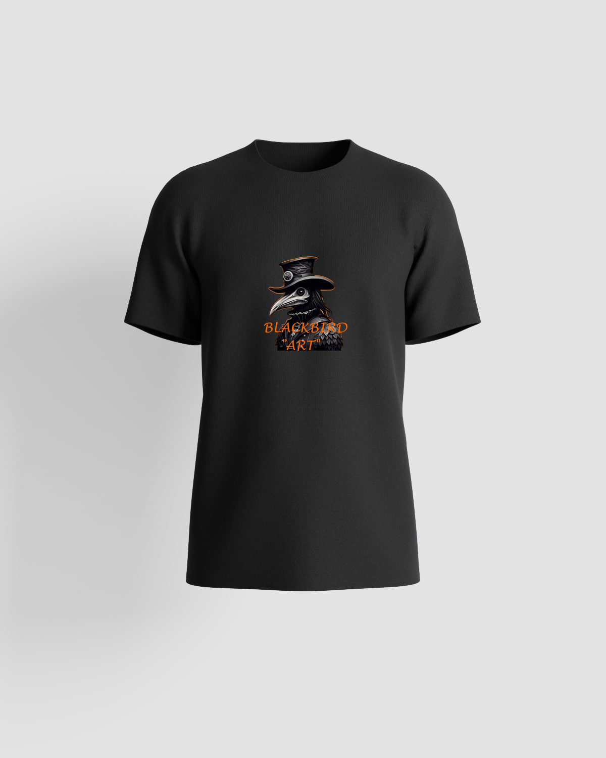 Blackbird-Art T-shirt personalizzabile 100% Cotone Unisex Neroproduct image