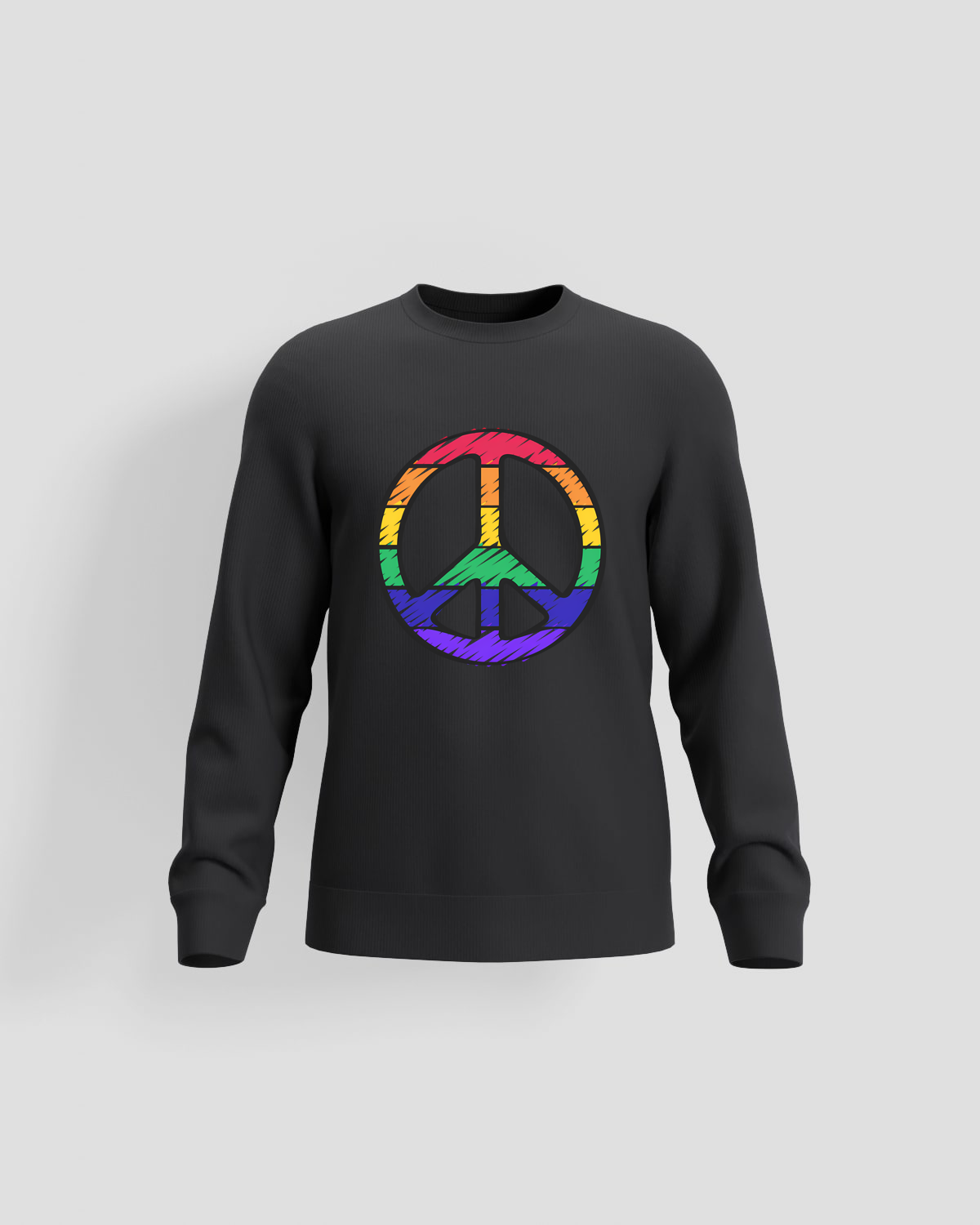 Blackbird-Art Felpa personalizzabile 80% cotone Neroproduct image