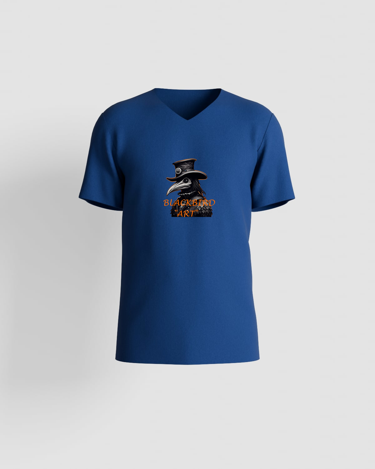 Blackbird-Art T-shirt personalizzabile 100% Cotone Unisex Bluproduct image