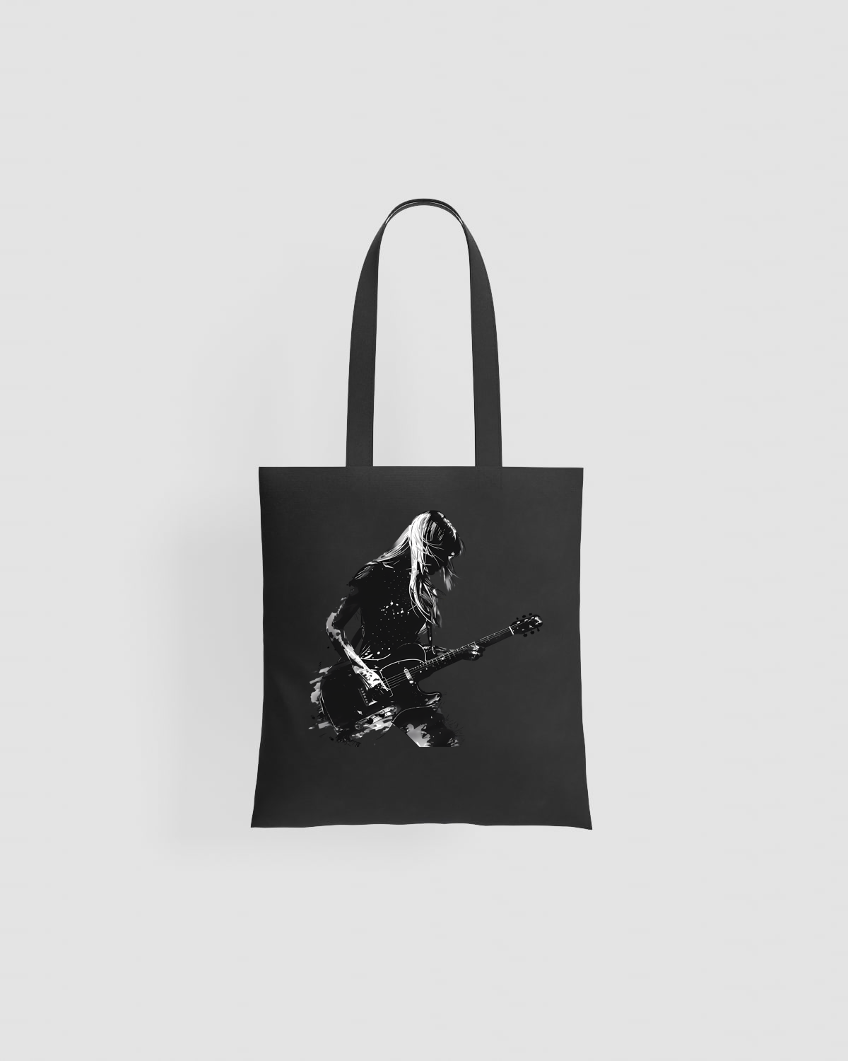 Blackbird-Art Tote bag personalizzabile 100% cotone Neroproduct image