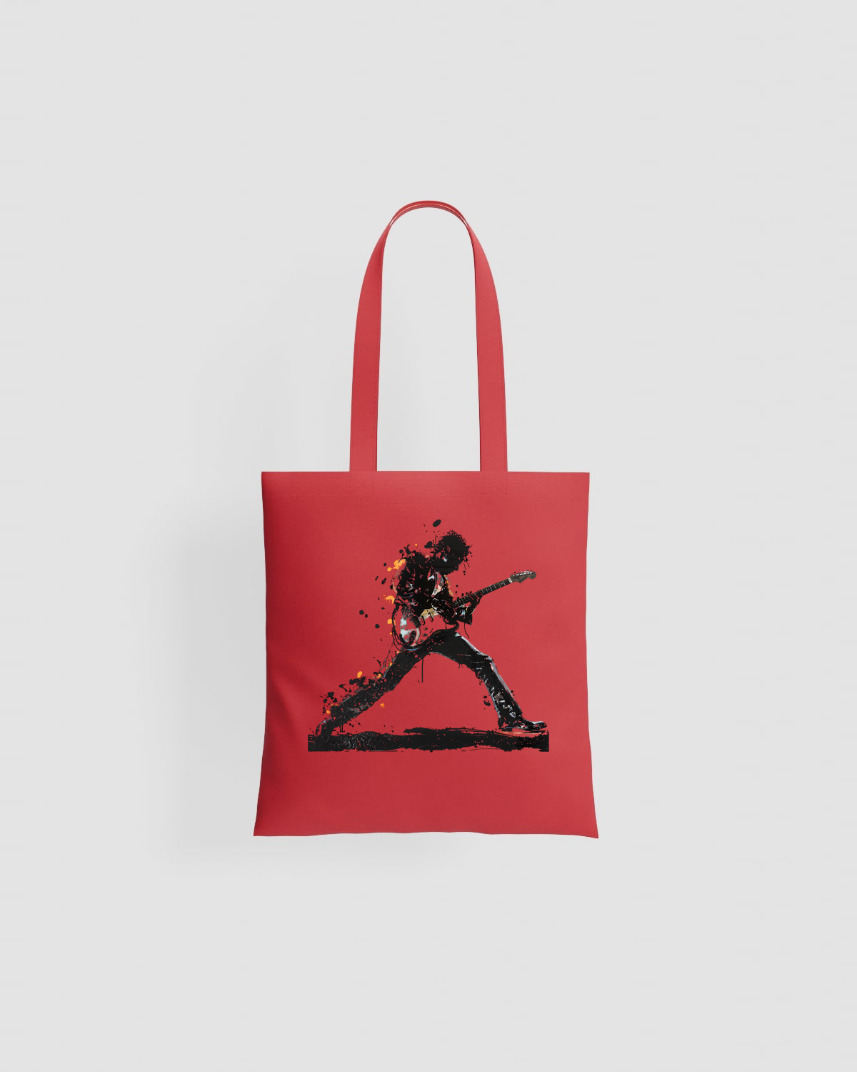 Blackbird-Art Tote bag personalizzabile 100% cotone Rossoproduct image