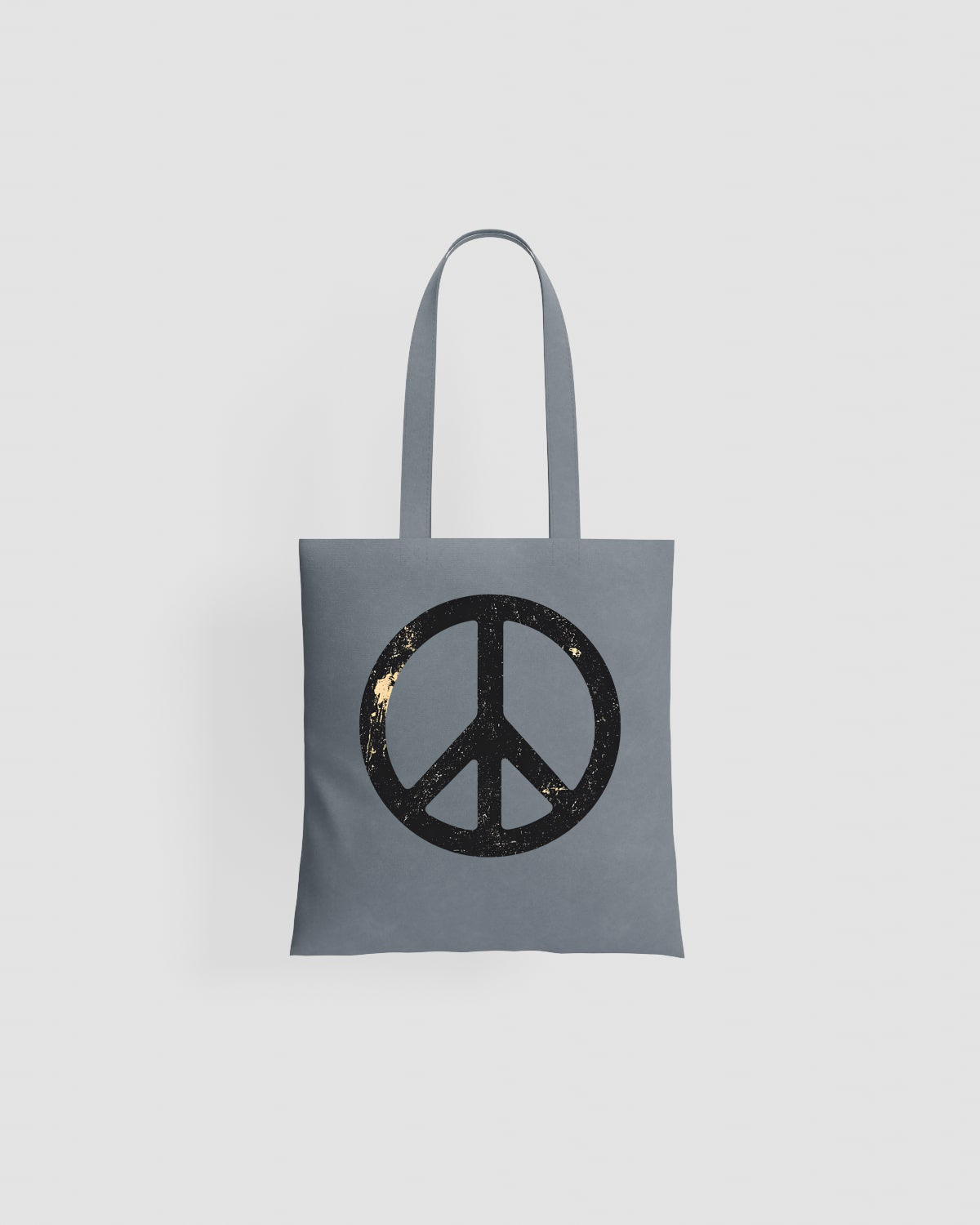 Blackbird-Art Tote bag personalizzabile 100% cotone Grigioproduct image