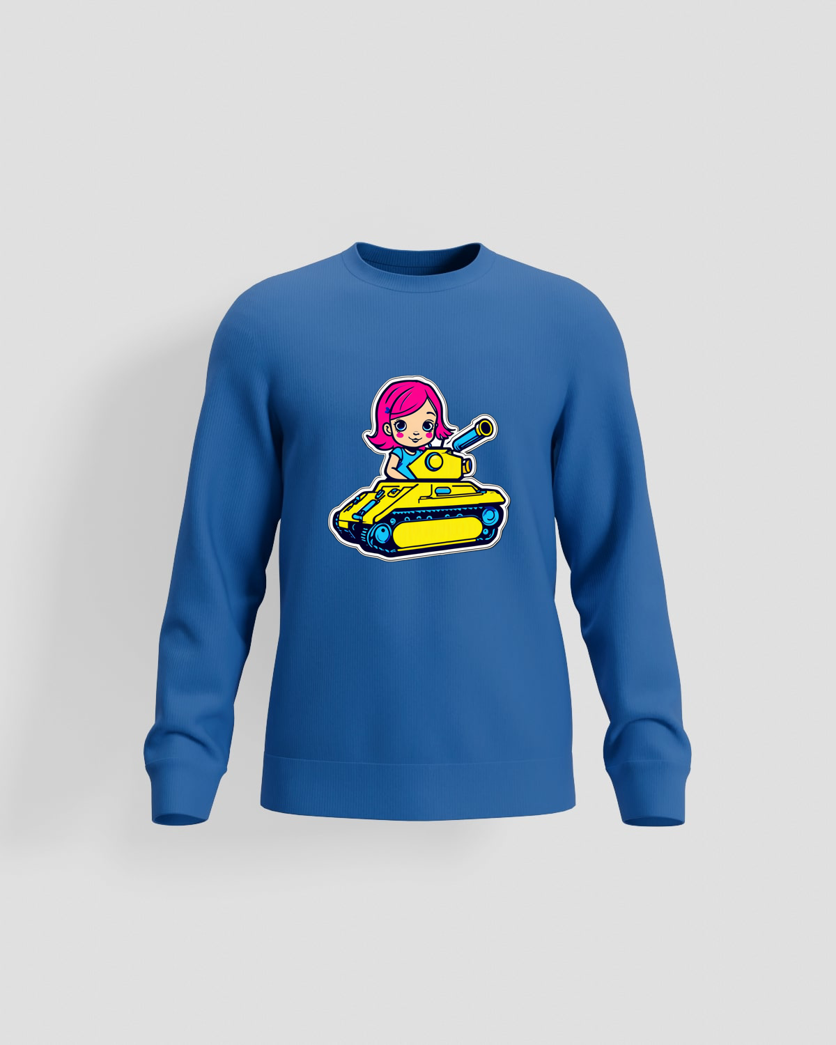 Blackbird-Art Felpa personalizzabile 80% cotone Bluproduct image