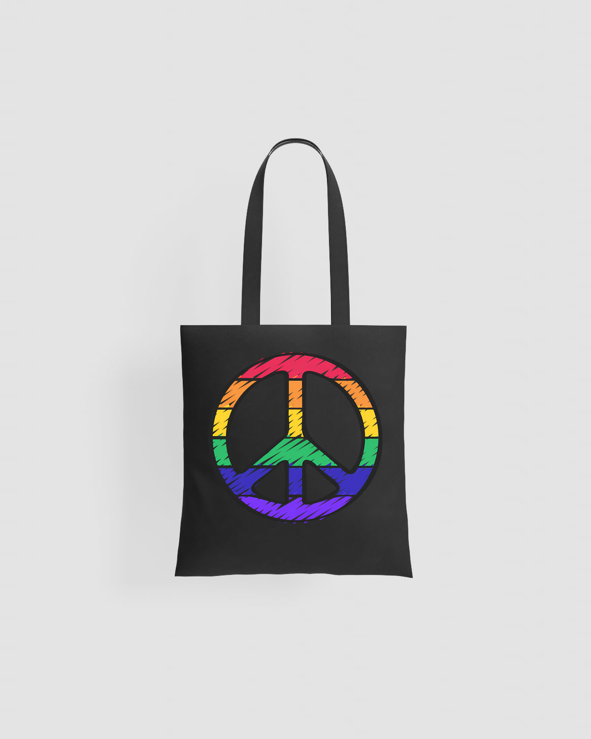 Blackbird-Art Tote bag personalizzabile 100% cotone Neroproduct image
