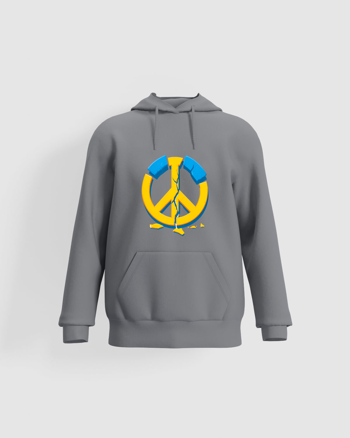 Blackbird-Art Felpa personalizzabile 80% cotone Grigioproduct image