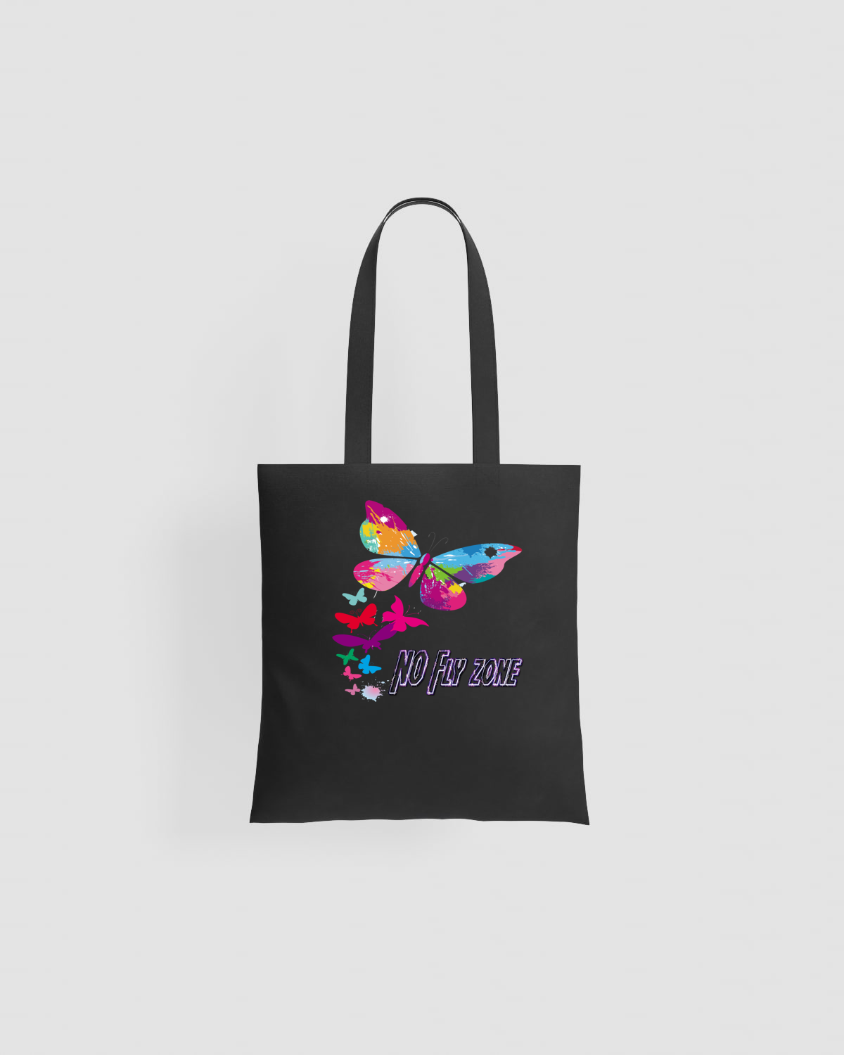 Blackbird-Art Tote bag personalizzabile 100% cotone Neroproduct image