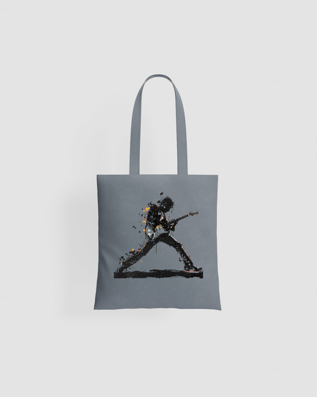 Blackbird-Art Tote bag personalizzabile 100% cotone Grigioproduct image