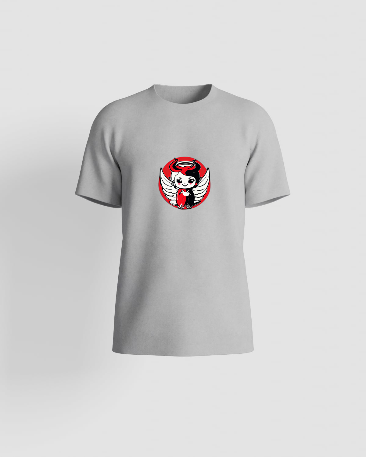 Blackbird-Art T-shirt personalizzabile 100% Cotone Unisex Grigioproduct image