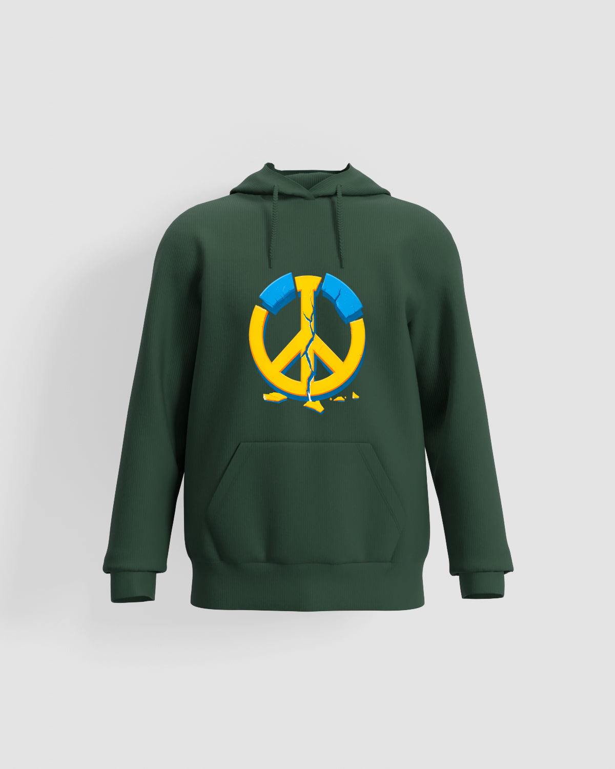 Blackbird-Art Felpa personalizzabile 80% cotone Verdeproduct image