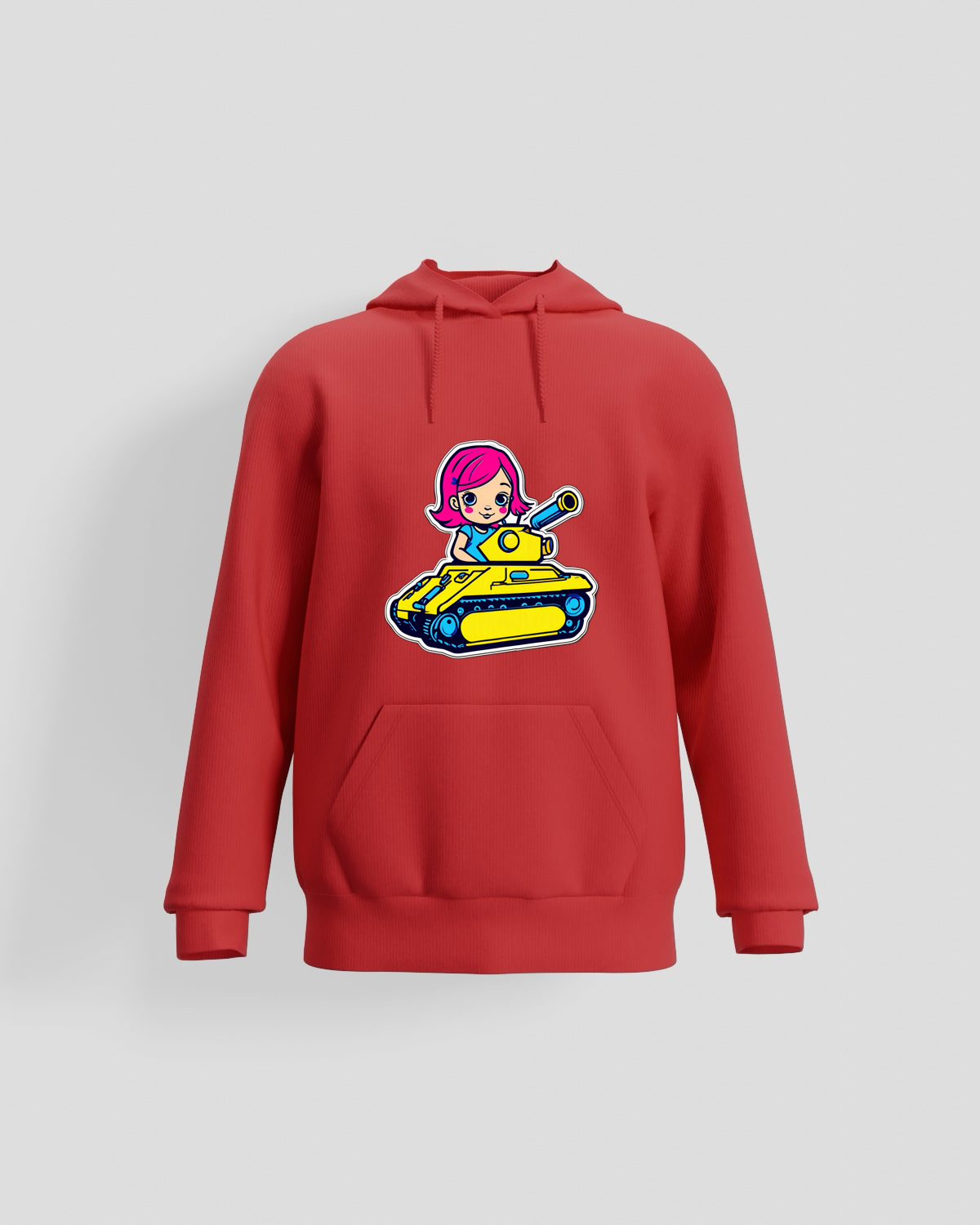 Blackbird-Art Felpa personalizzabile 80% cotone Rossoproduct image