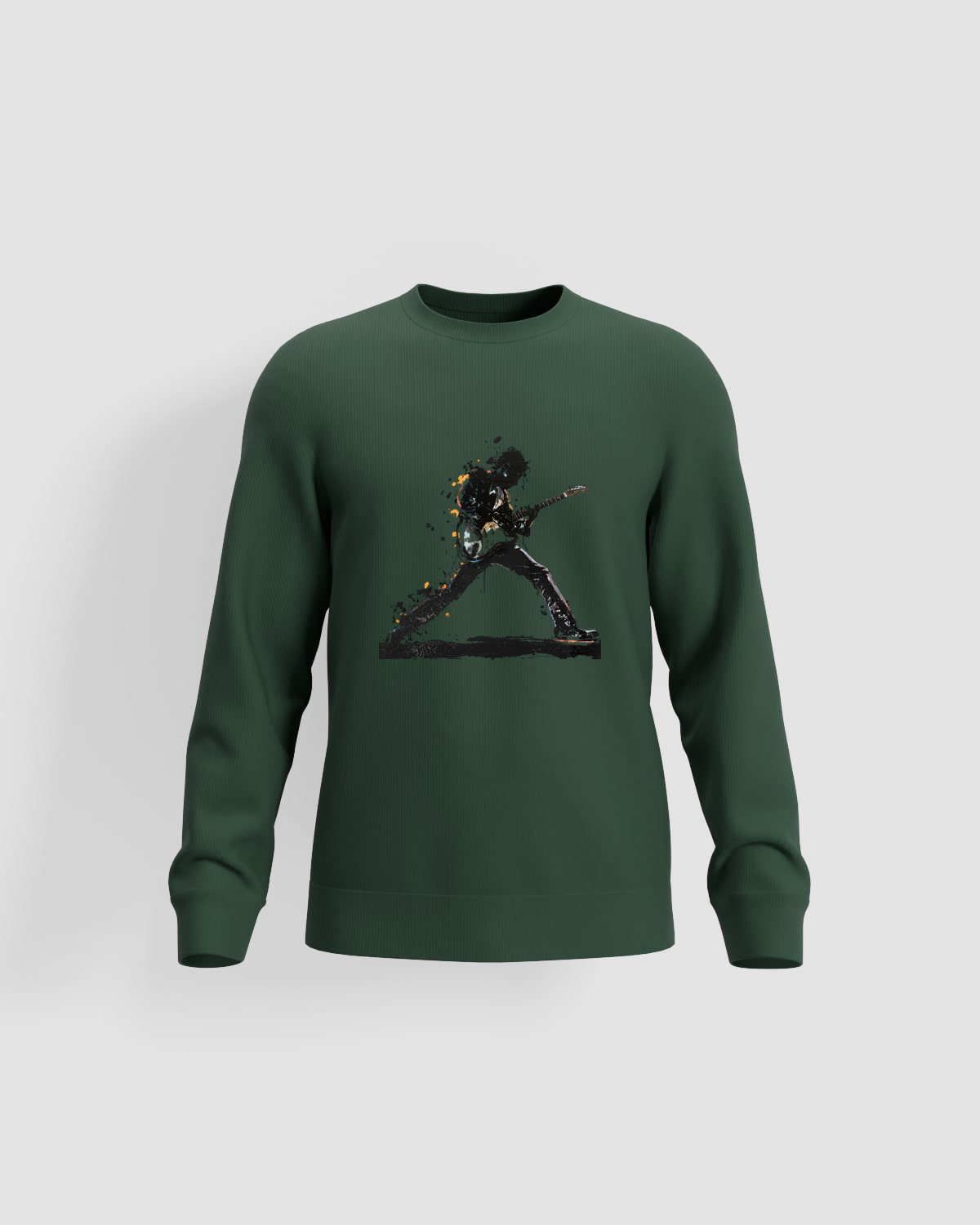 Blackbird-Art Felpa personalizzabile 80% cotone Verdeproduct image