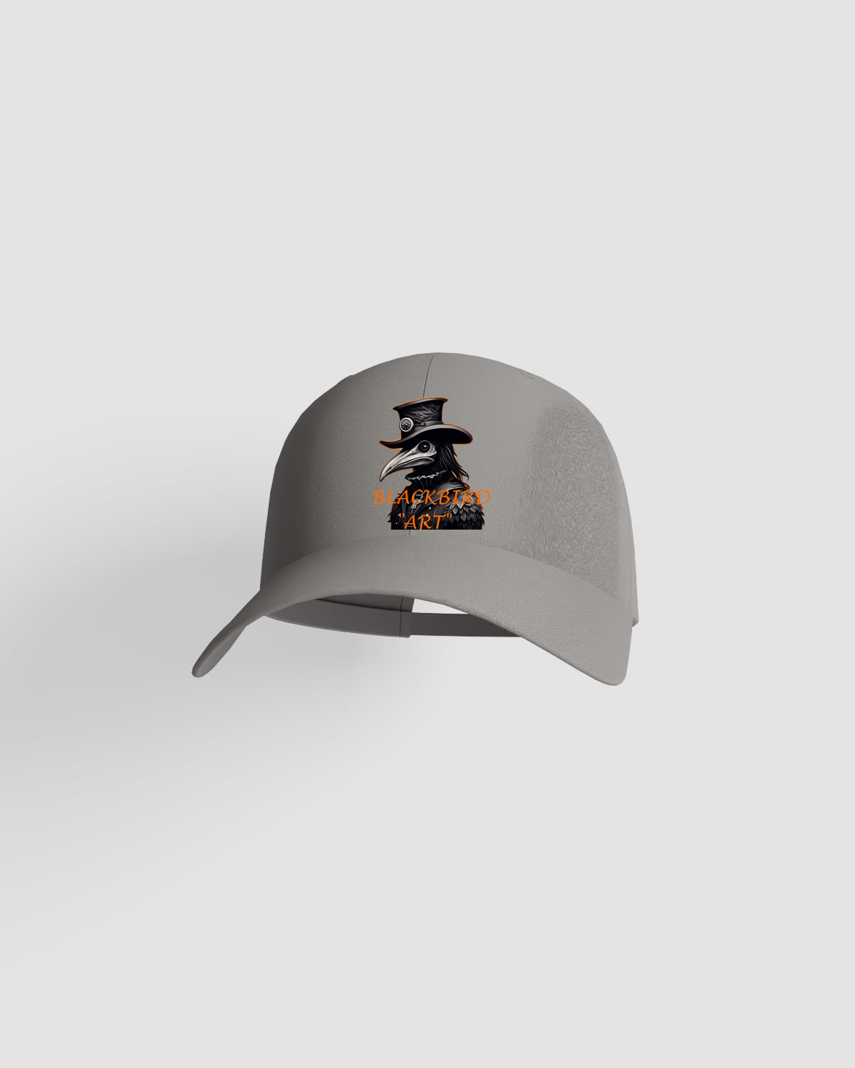Blackbird-Art Cappellino personalizzabile 100% cotone Grigioproduct image