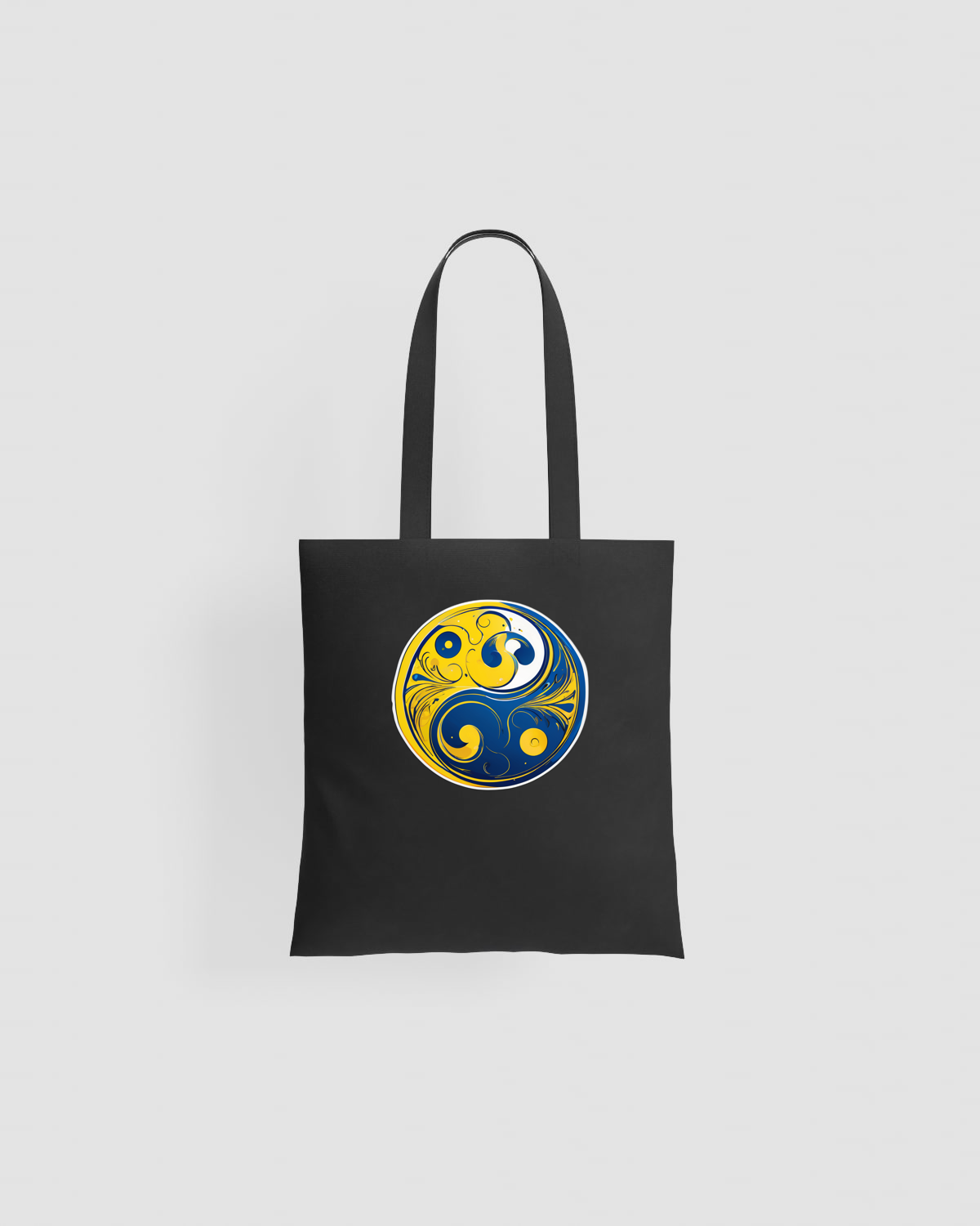 Blackbird-Art Tote bag personalizzabile 100% cotone Neroproduct image