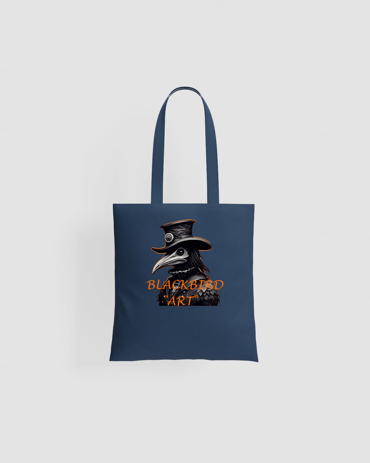 Blackbird-Art Tote bag personalizzabile 100% cotone Bluproduct image