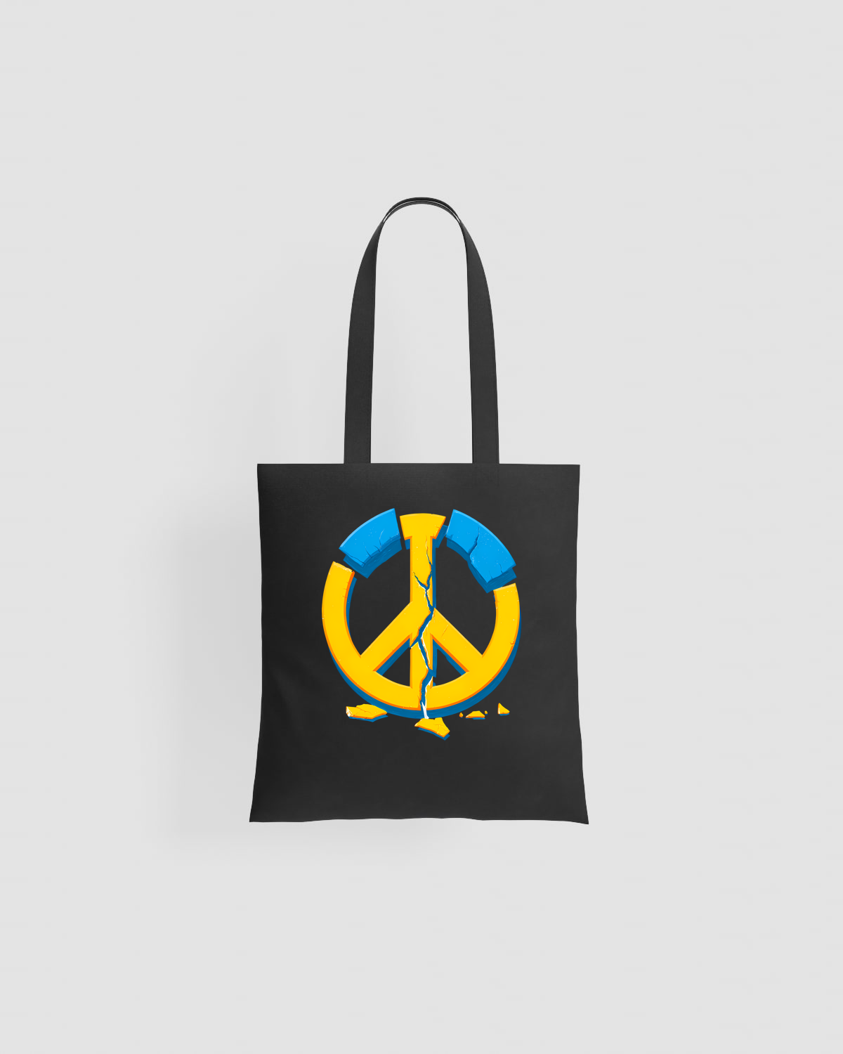 Blackbird-Art Tote bag personalizzabile 100% cotone Neroproduct image