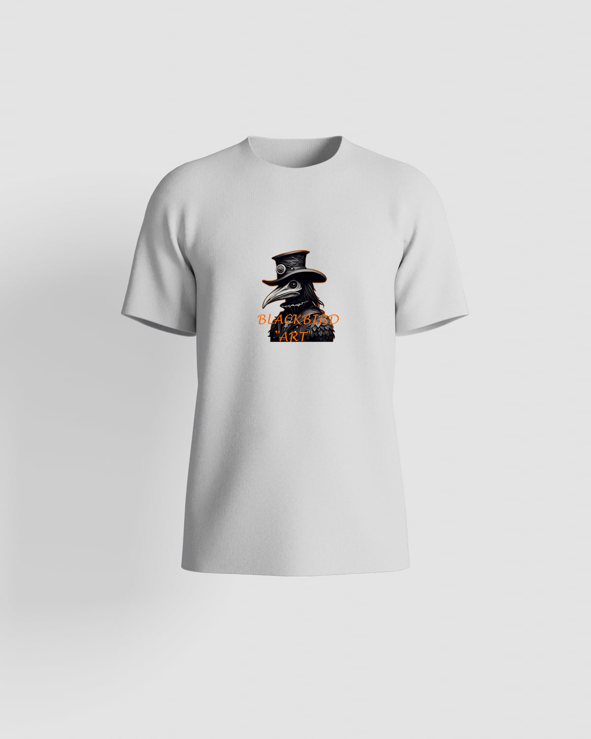 Blackbird-Art T-shirt personalizzabile 100% Cotone Unisex Biancoproduct image