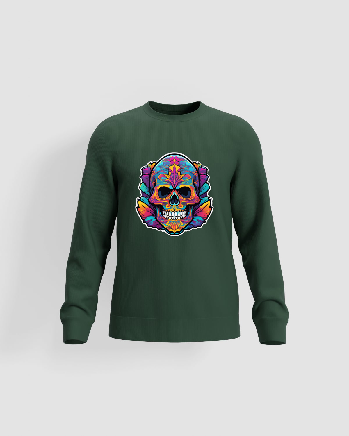 Blackbird-Art Felpa personalizzabile 80% cotone Verdeproduct image