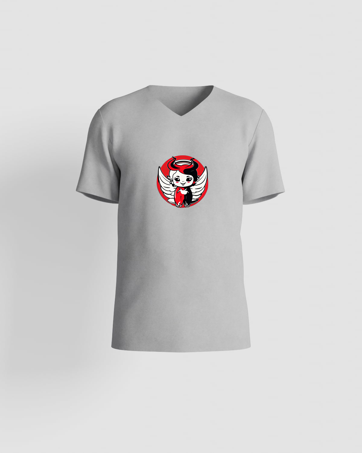 Blackbird-Art T-shirt personalizzabile 100% Cotone Unisex Grigioproduct image